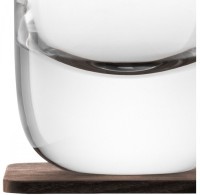 Набор стаканов с деревянными подставками renfrew whisky, 270 мл, 2 шт. (59322)