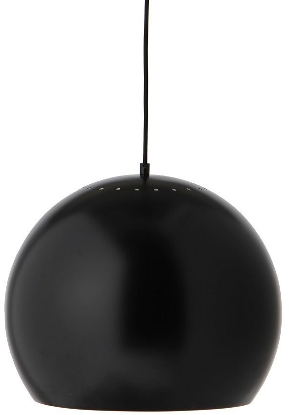 Лампа подвесная ball, 33хD40 см, черная матовая, черный шнур (67937)