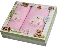 Набор полотенец из 2 шт 50*90/70*140 см.100% хлопок SANTALINO (820-033)