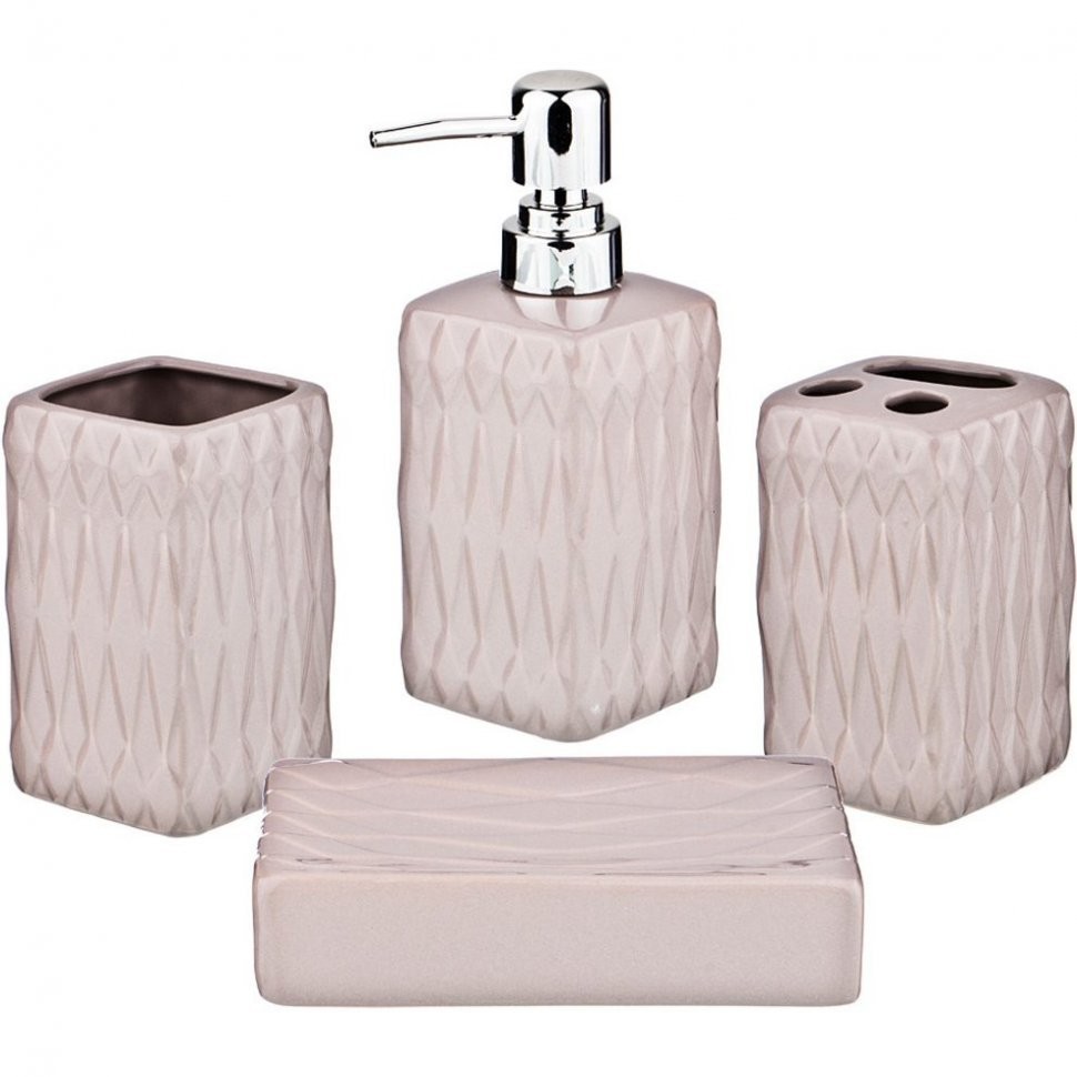 Набор для ванной комнаты 4 пр. Lefard (755-216)