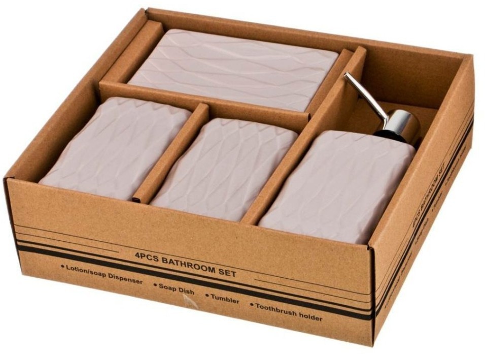 Набор для ванной комнаты 4 пр. Lefard (755-216)