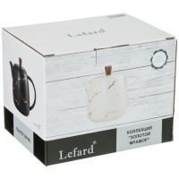 Чайник заварочный коллекция &quot;золотой мрамор&quot; цвет: white 850 mл Lefard (412-151)