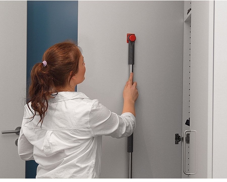 Ручка для швабры телескопическая 160 см (67767)