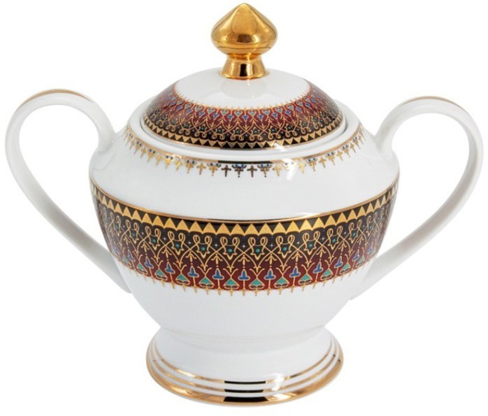 Чайный сервиз Бухара, 6 персон, 23 предмета - AL-K2426-Y6/23-MI Anna Lafarg Midori