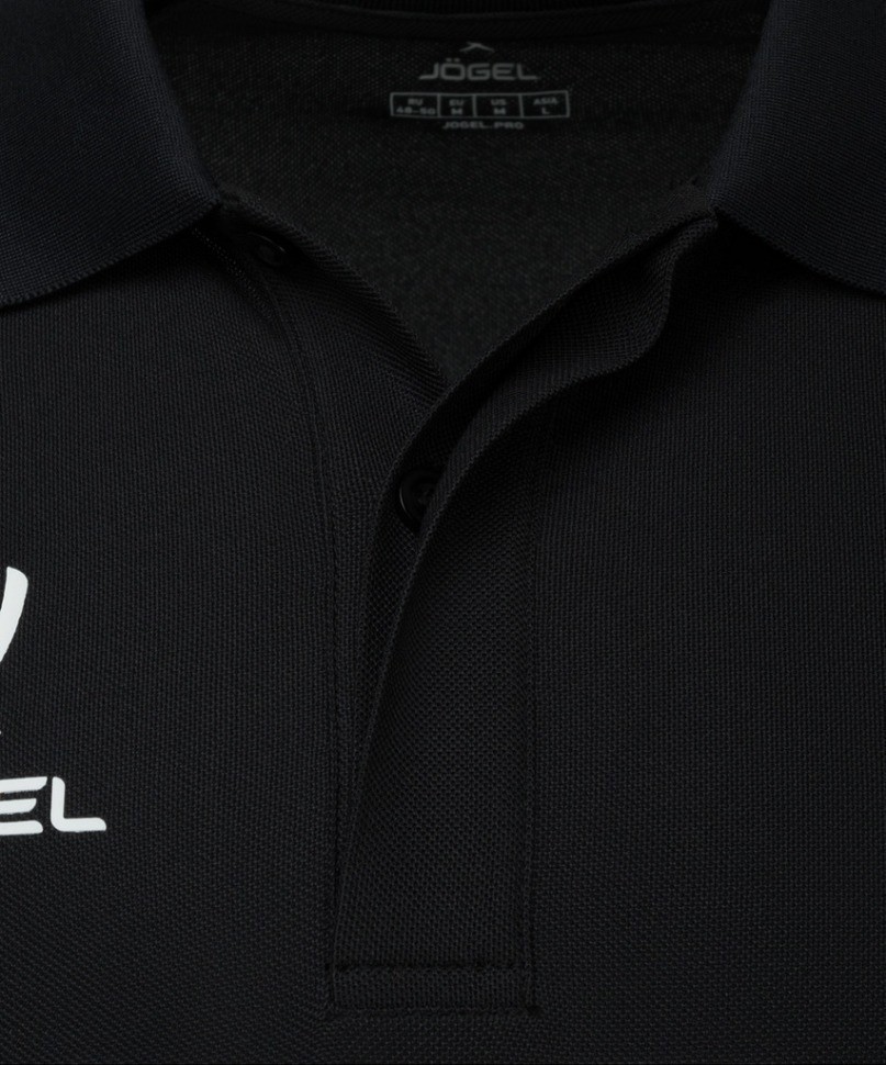 Поло JOGEL CAMP 2 Poly Polo, черный (2112583)