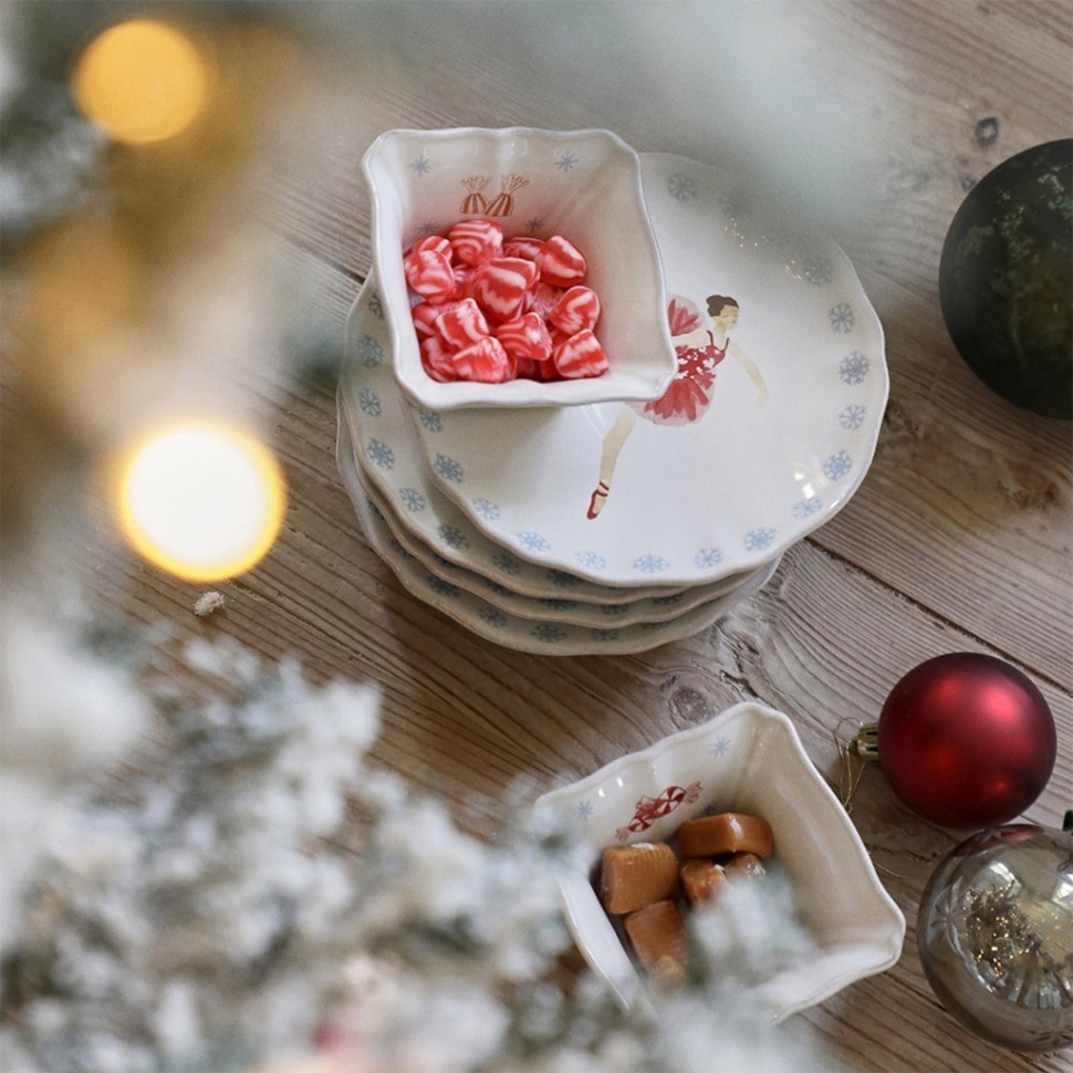 Набор из 4 тарелок TPS10-WHI(TPS10-00420U), 17, керамика, white, CASAFINA BY COSTA NOVA