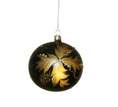 Новогодний шар 2 с кристаллами Swarovski (шар2)