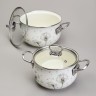 Набор кастрюль эмалированный, серия "dandelion" 4пр. 2,0/2,8л диа.18/20см Agness (943-100)