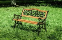 Чугунная скамейка Роза