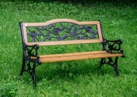 Чугунная скамейка Роза