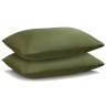 Набор из двух наволочек из сатина оливкового цвета из коллекции wild, 50х70 см (68429)