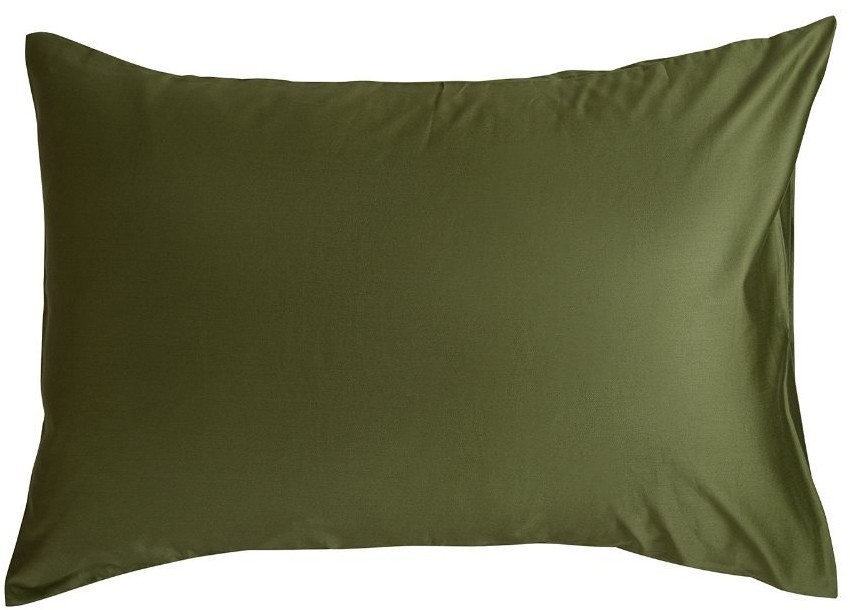 Набор из двух наволочек из сатина оливкового цвета из коллекции wild, 50х70 см (68429)