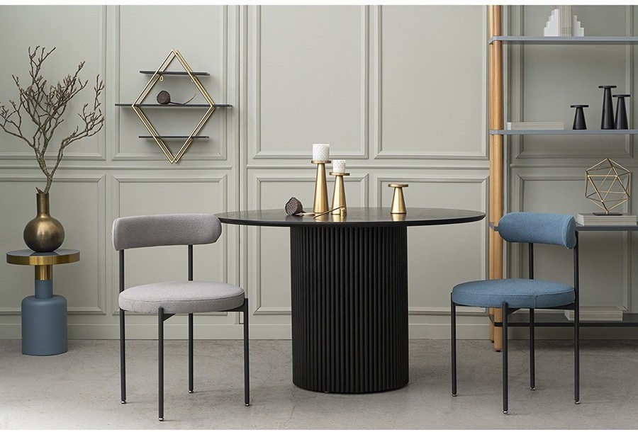 Стул loter, букле, темно-серый (75331)