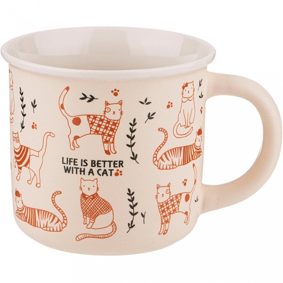 Кружка lefard котомания 400мл Lefard (756-324)