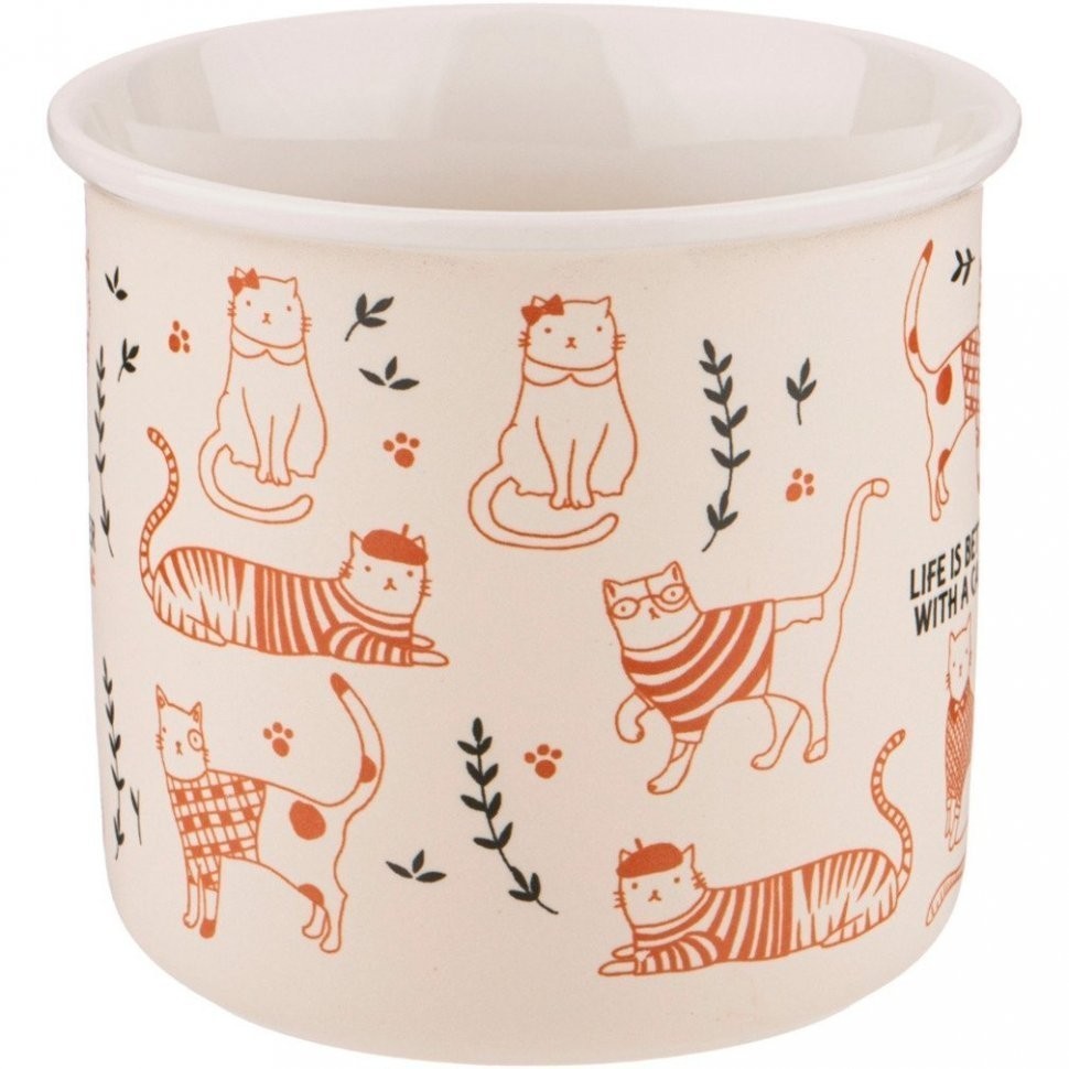 Кружка lefard котомания 400мл Lefard (756-324)