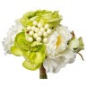 Букет розы-пионы бело-зеленый 30см (24) (TT-00000030)