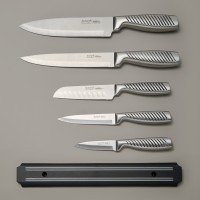 Набор ножей agness 6 пр.с магнитным держателем и ручкой из нерж.стали (911-766)