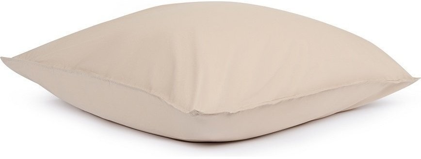 Набор из двух наволочек бежевого цвета из органического стираного хлопка из коллекции essential, 70х70 см (69378)