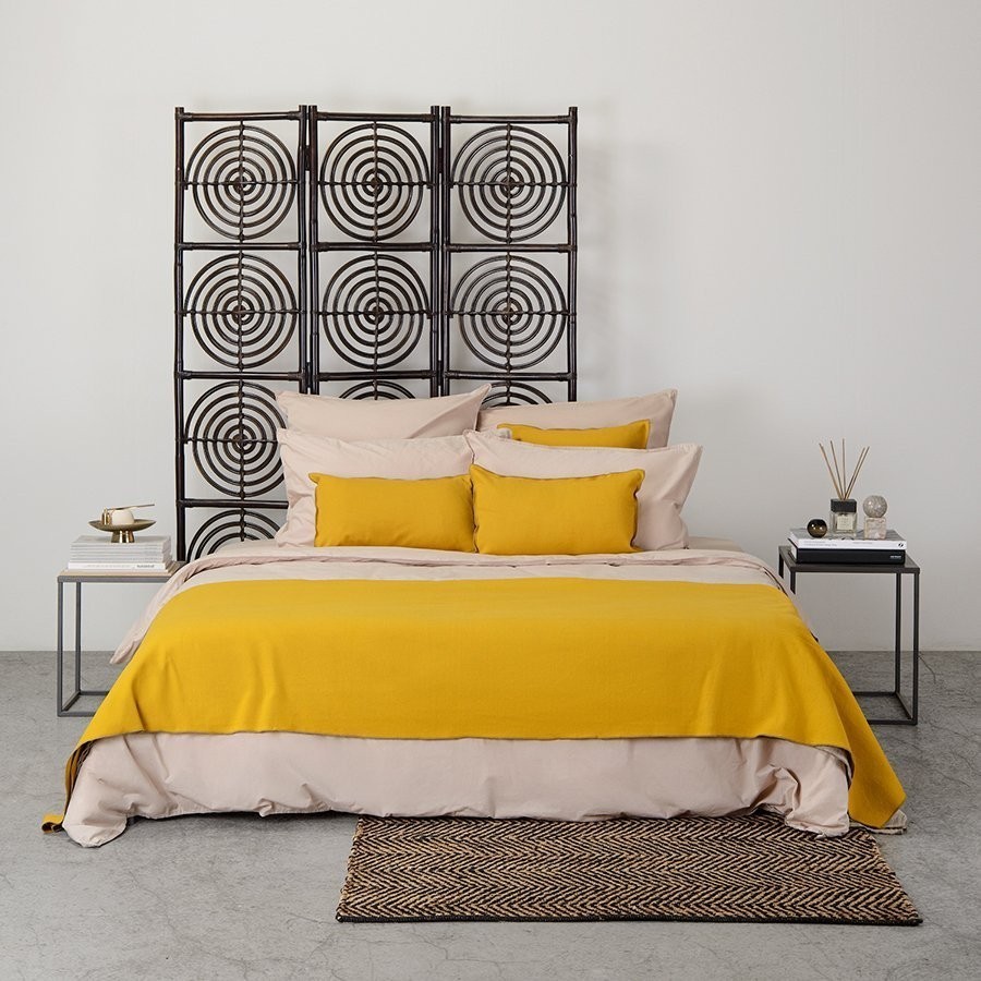 Набор из двух наволочек бежевого цвета из органического стираного хлопка из коллекции essential, 70х70 см (69378)