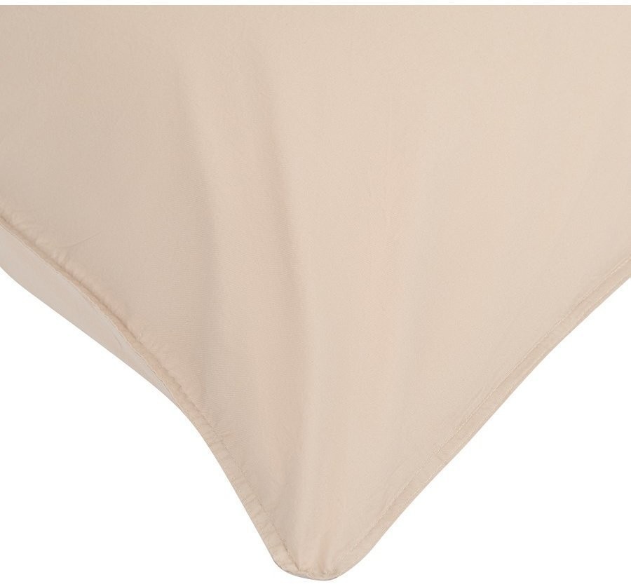 Набор из двух наволочек бежевого цвета из органического стираного хлопка из коллекции essential, 70х70 см (69378)