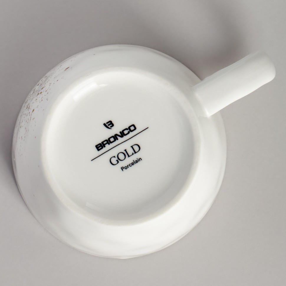 Чайный набор bronco "gold" на 2 пер. 4 пр. 350 мл (263-1361)