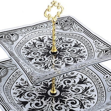 Этажерка 2 уровня, квадрат (7020-302)