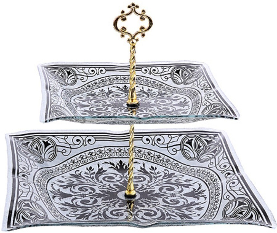 Этажерка 2 уровня, квадрат (7020-302)