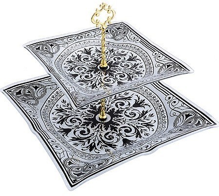 Этажерка 2 уровня, квадрат (7020-302)