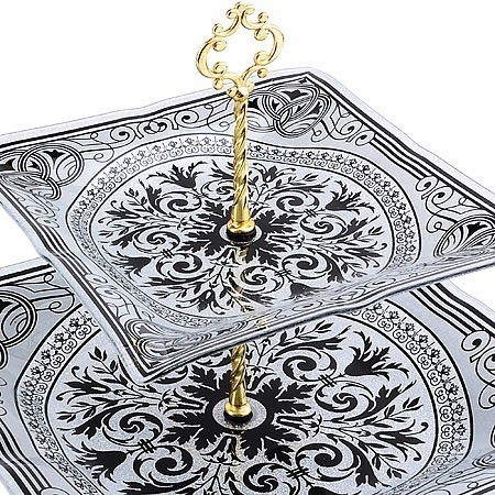 Этажерка 2 уровня, квадрат (7020-302)