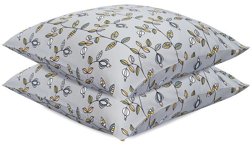 Набор наволочек "Ягоды тайги" из премиального сатина из коллекции russian north, 70х70 см (78467)