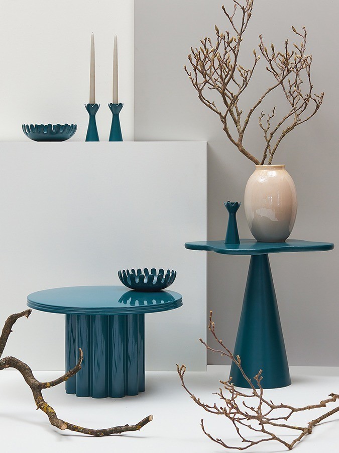 Столик кофейный vivlend, D57 см, глубоководный (78641)