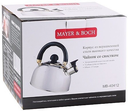 Чайник со свистком 2,5 л MAYER BOCH (40412)