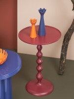 Столик приставной fluid, D38 см, жженый оранжевый (78647)