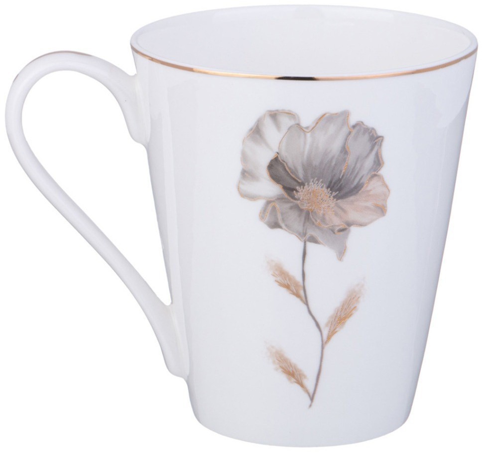 Кружка lefard "inspiration" золотой цветок 450 мл (422-125)