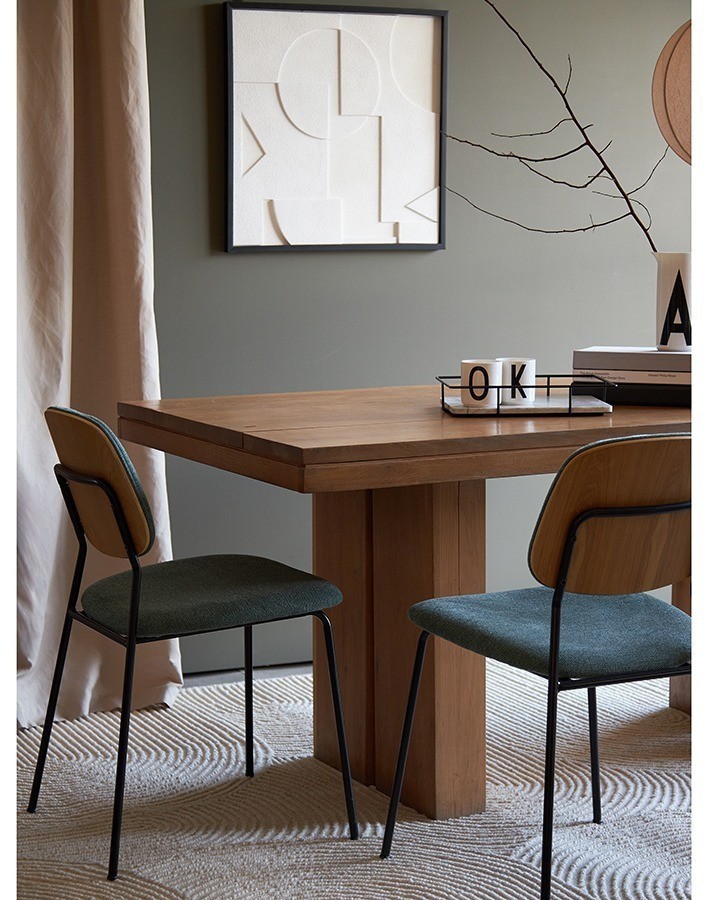 Стул tilla, рогожка, шпинат (78899)