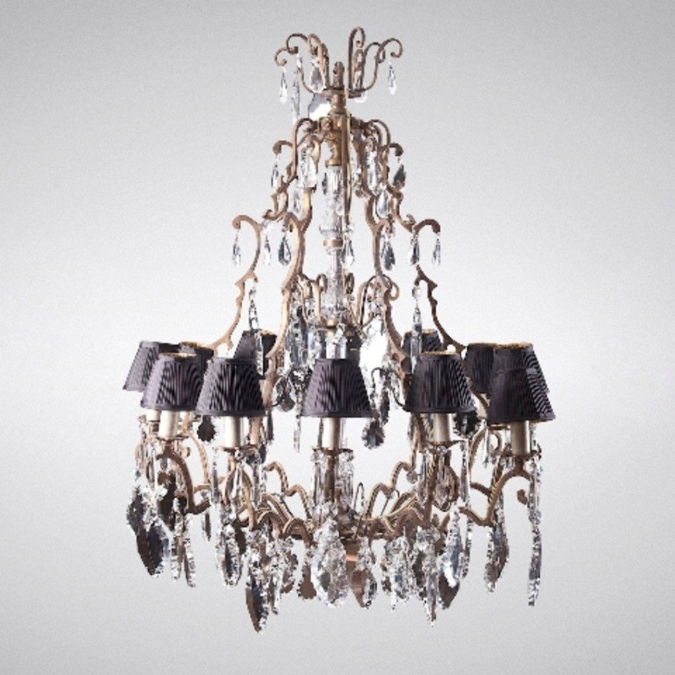 Люстра Рома 268/L/ROMA, бронза, стекло, mixed, ROOMERS FURNITURE