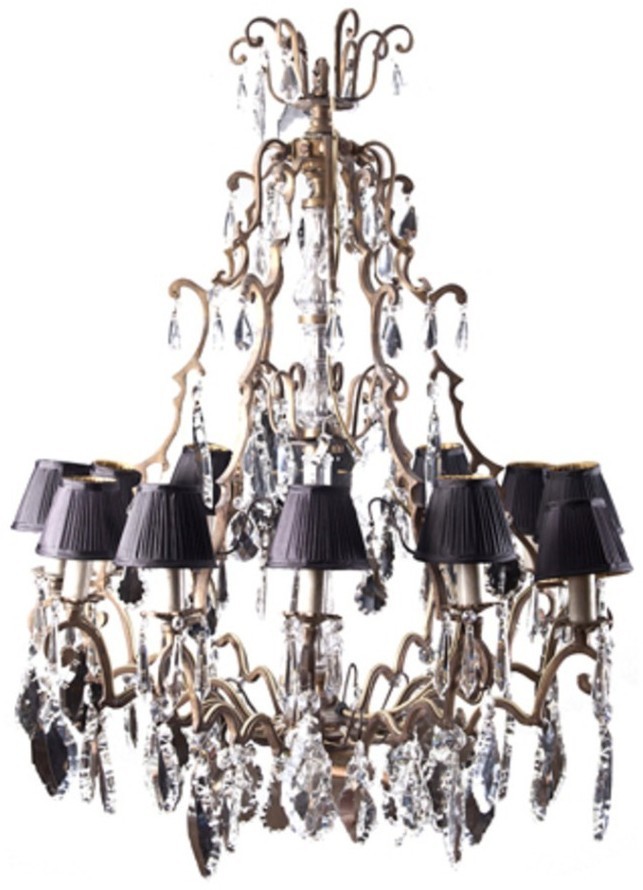 Люстра Рома 268/L/ROMA, бронза, стекло, mixed, ROOMERS FURNITURE