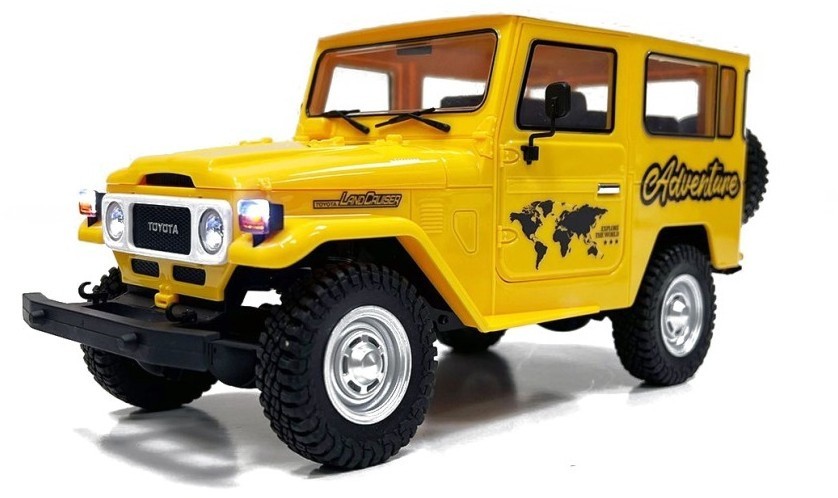 Радиоуправляемый внедрожник TOYOTA FJ40 PRO (свет, выхлоп, Li-Po 5C) (HG4-50-PRO-YELLOW)