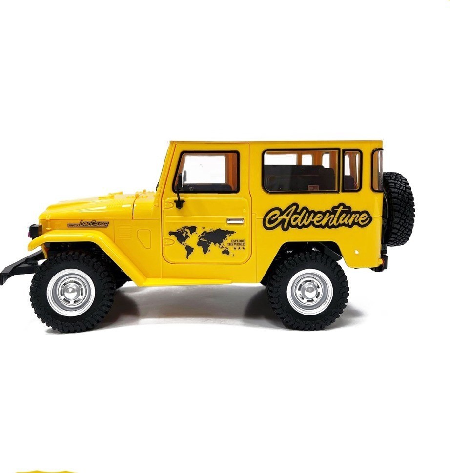 Радиоуправляемый внедрожник TOYOTA FJ40 PRO (свет, выхлоп, Li-Po 5C) (HG4-50-PRO-YELLOW)