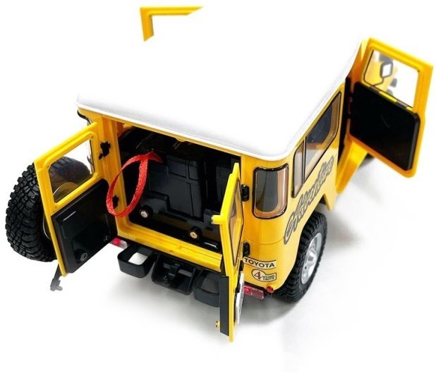 Радиоуправляемый внедрожник TOYOTA FJ40 PRO (свет, выхлоп, Li-Po 5C) (HG4-50-PRO-YELLOW)