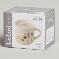 Кружка с крышкой lefard spring flowers 390мл. (260-1035)