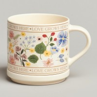 Кружка с крышкой lefard spring flowers 390мл. (260-1035)