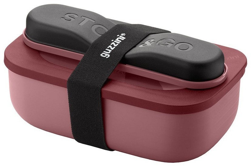 Набор из ланч-бокса и приборов store & go, лилово-красный (79088)