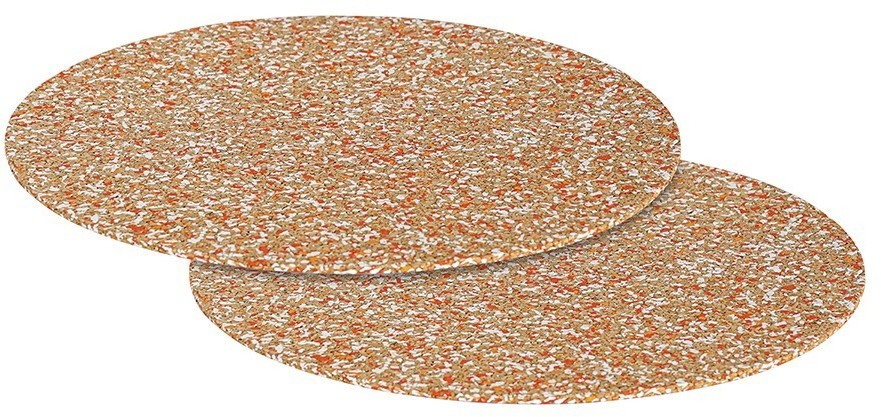 Набор из 4-х сервировочных ковриков из пробки и переработанного материала recork, D30 см (77842)