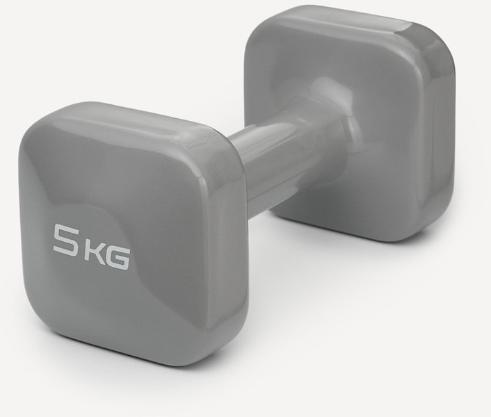 Гантель виниловая STARFIT DB-106 5 кг, темно-серый (2119191)
