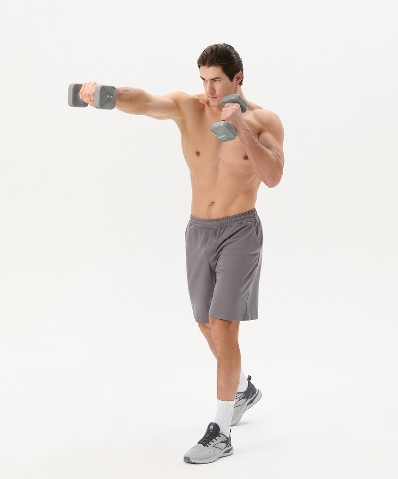 Гантель виниловая STARFIT DB-106 5 кг, темно-серый (2119191)