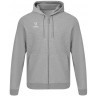 Флисовое худи на молнии JOGEL ESSENTIAL Cotton Fleece FZ Hoodie, серый меланж (2122116)