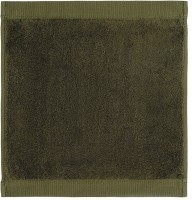 Полотенце для лица оливкового цвета из коллекции essential, 30х30 см (79185)