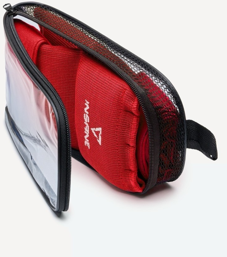 Перчатки внутренние для бокса INSANE DASH, полиэстер/спандекс, красный, L (2114229)