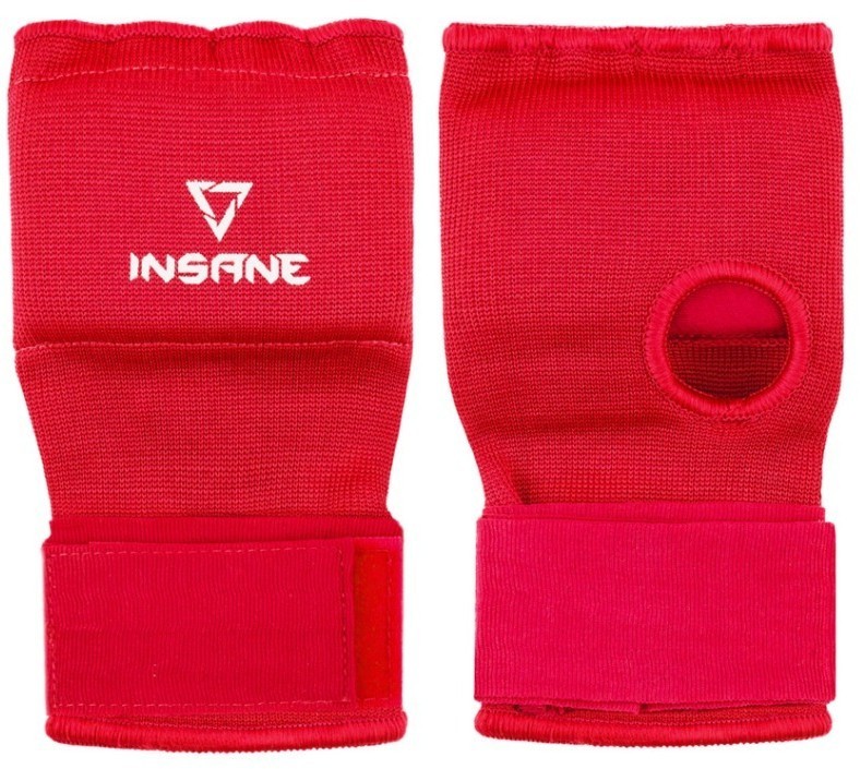 Перчатки внутренние для бокса INSANE DASH, полиэстер/спандекс, красный, L (2114229)